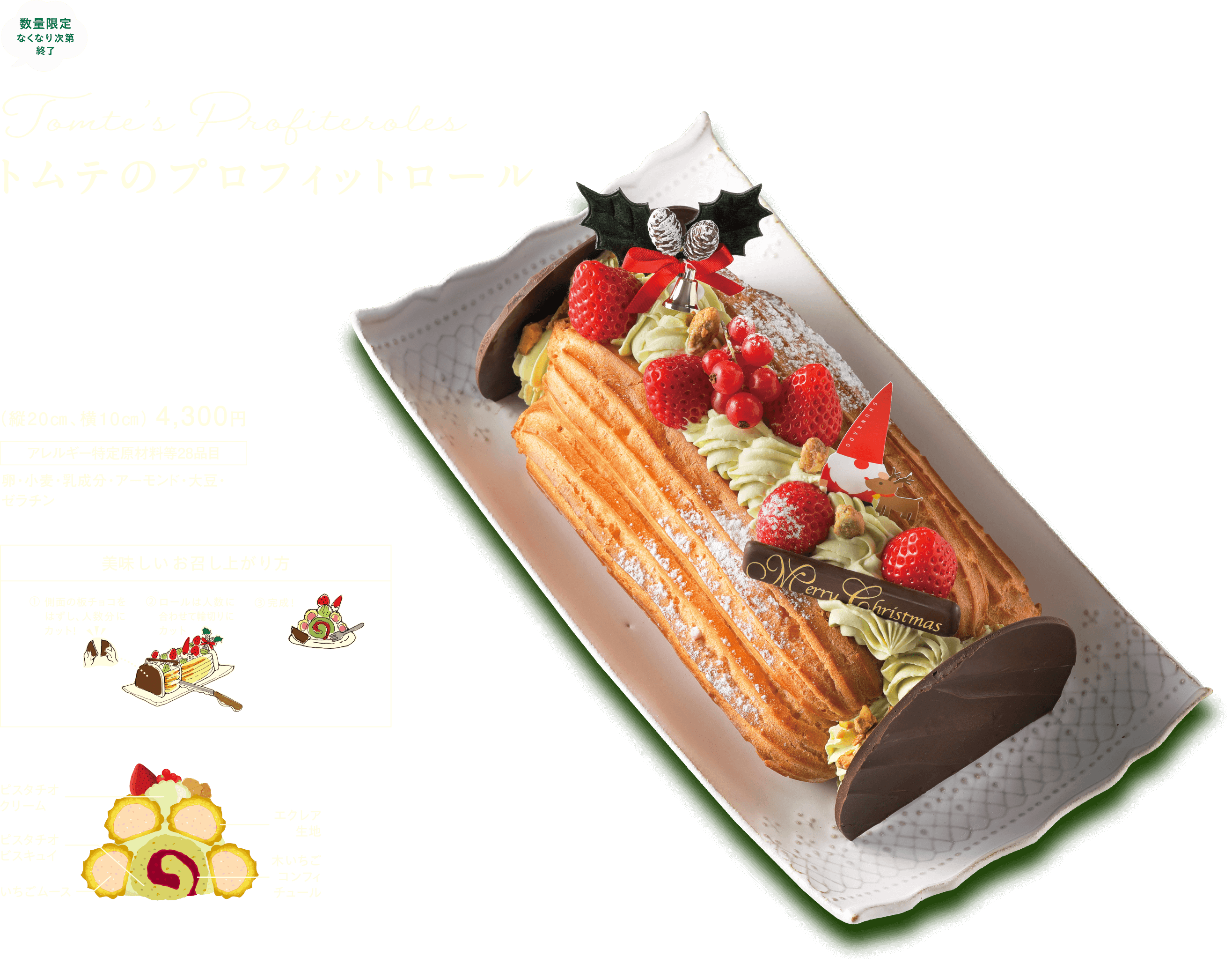 トムテのプロフィットロール