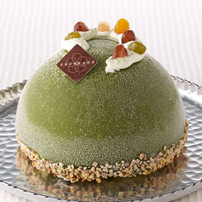 クリスタルアイスケーキ（アズキグリーンティー）