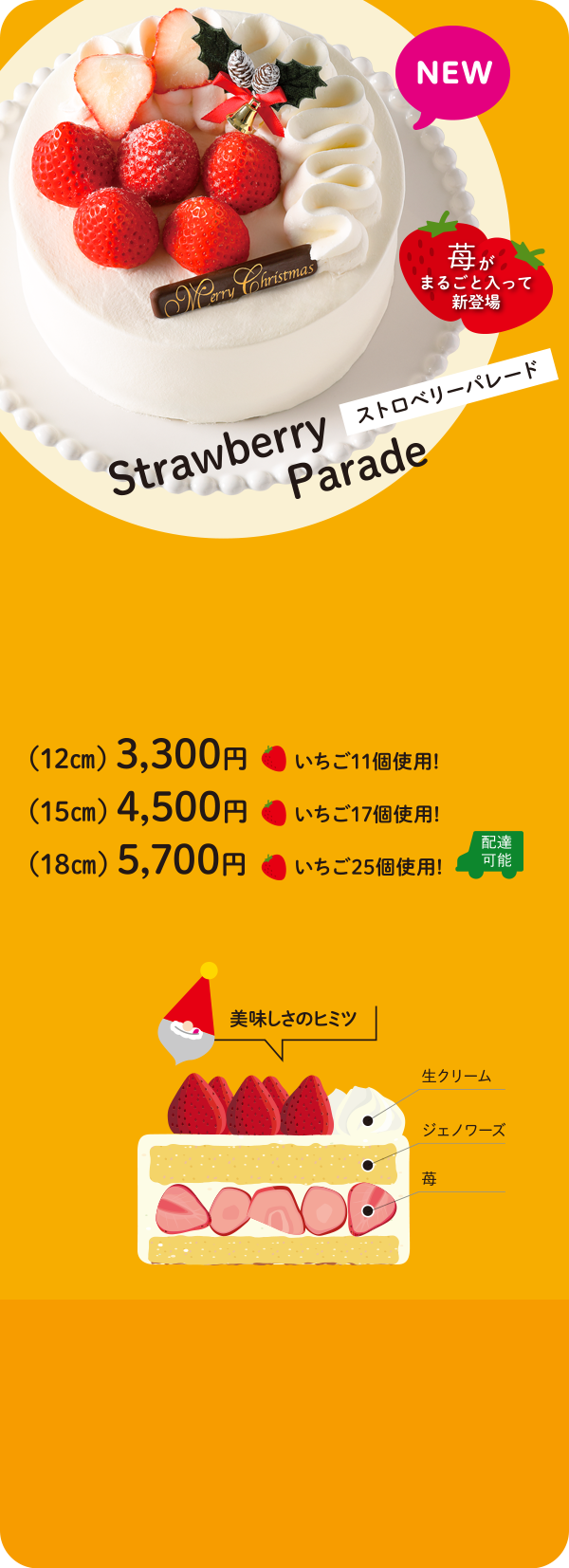 クリスマスケーキ 浜松のお菓子処 春華堂 クリスマスケーキ 浜松のお菓子処 春華堂
