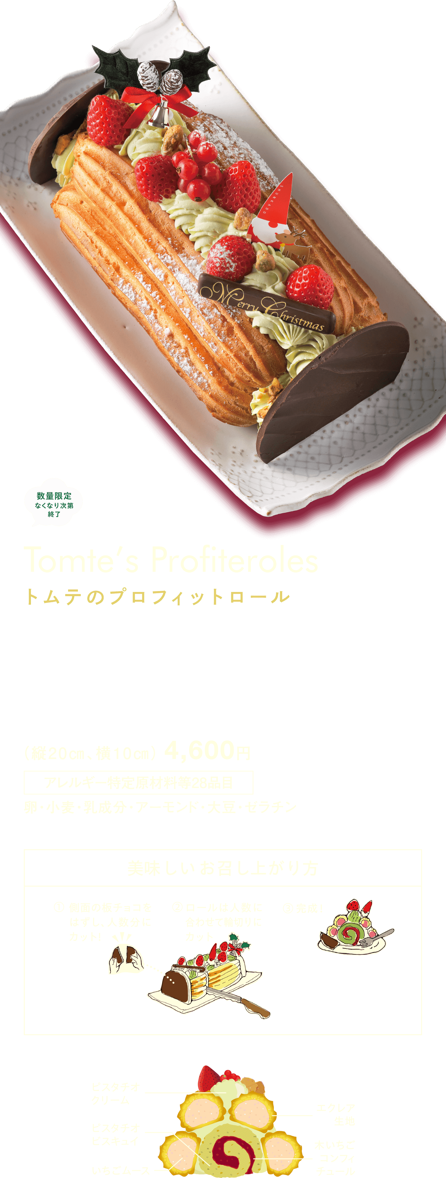 トムテのプロフィットロール